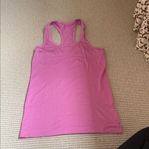 lululemon athletica swiftly tank pink size 4